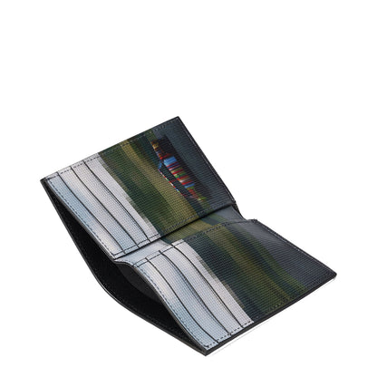 Paul Smith Leather Pixelated Mini Card Wallet Black