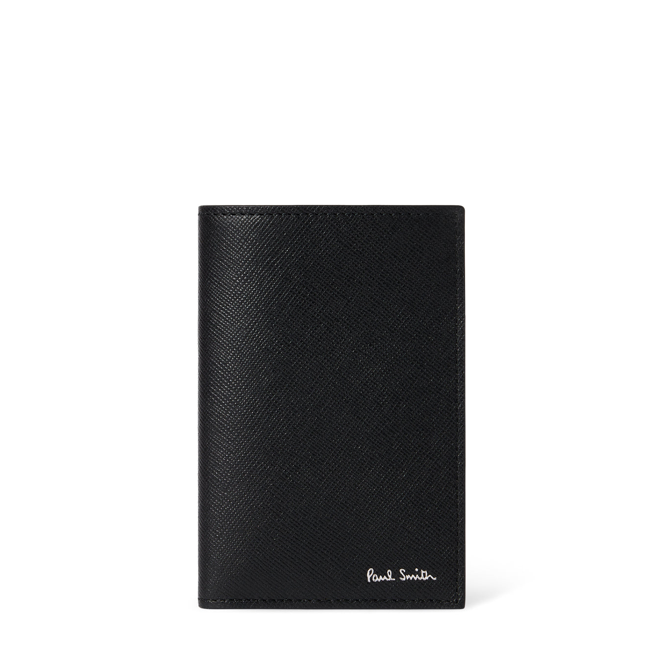 Paul Smith Leather Pixelated Mini Card Wallet Black