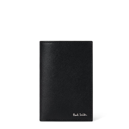 Paul Smith Leather Pixelated Mini Card Wallet Black