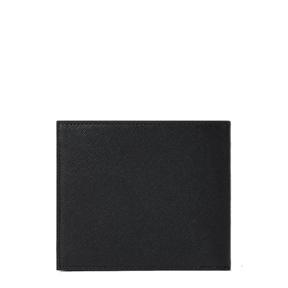 Paul Smith Leather Pixelated Mini Interior Billfold Wallet Black