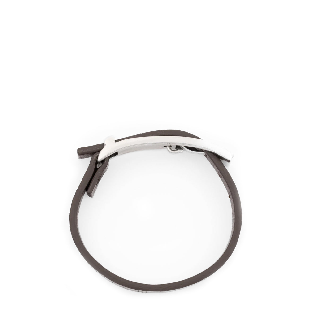 Paul Smith Leather Shadow Stripe Bracelet Brown - The Sporting Lodge