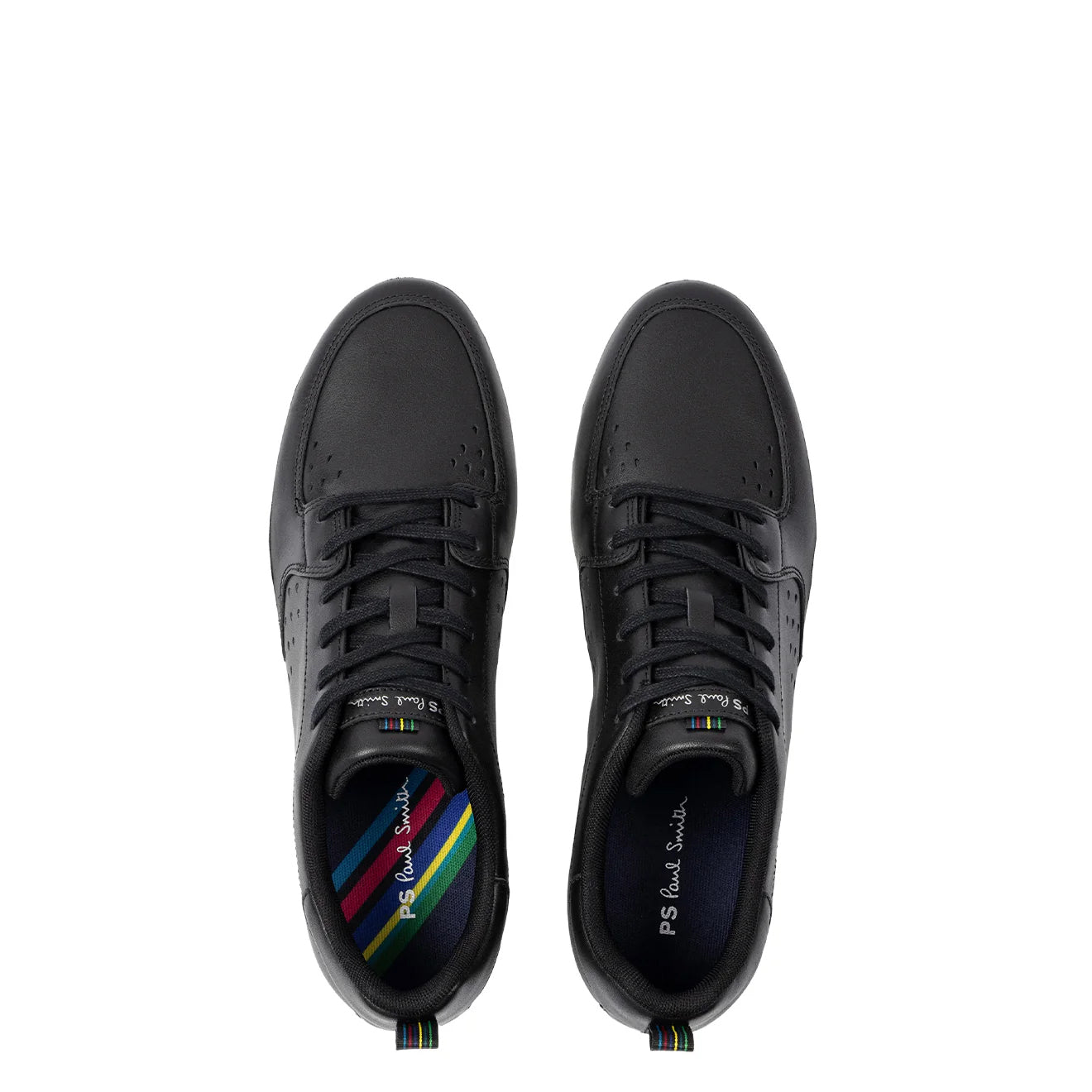 Paul Smith Leather 'Cosmo' Trainers Black - The Sporting Lodge