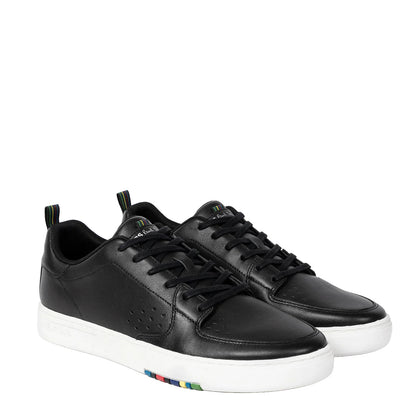 Paul Smith Leather 'Cosmo' Trainers Black - The Sporting Lodge