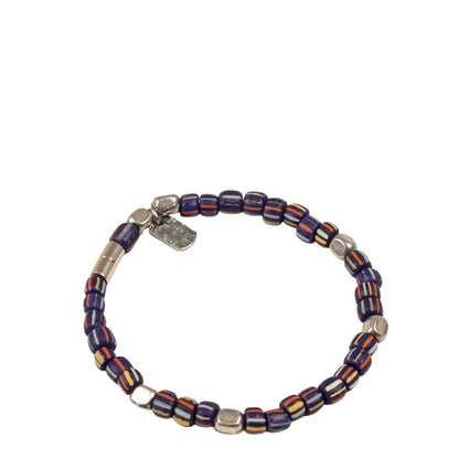 Paul Smith Logo Charm Bracelet Navy - The Sporting Lodge