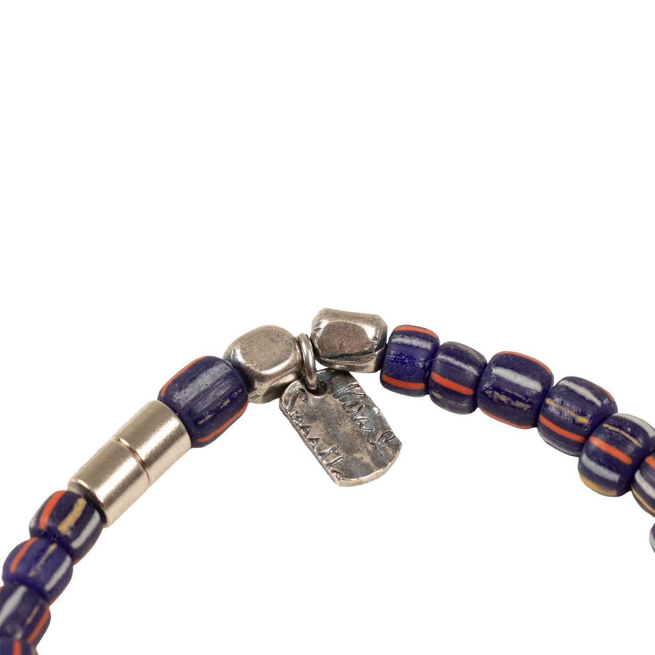Paul Smith Logo Charm Bracelet Navy - The Sporting Lodge