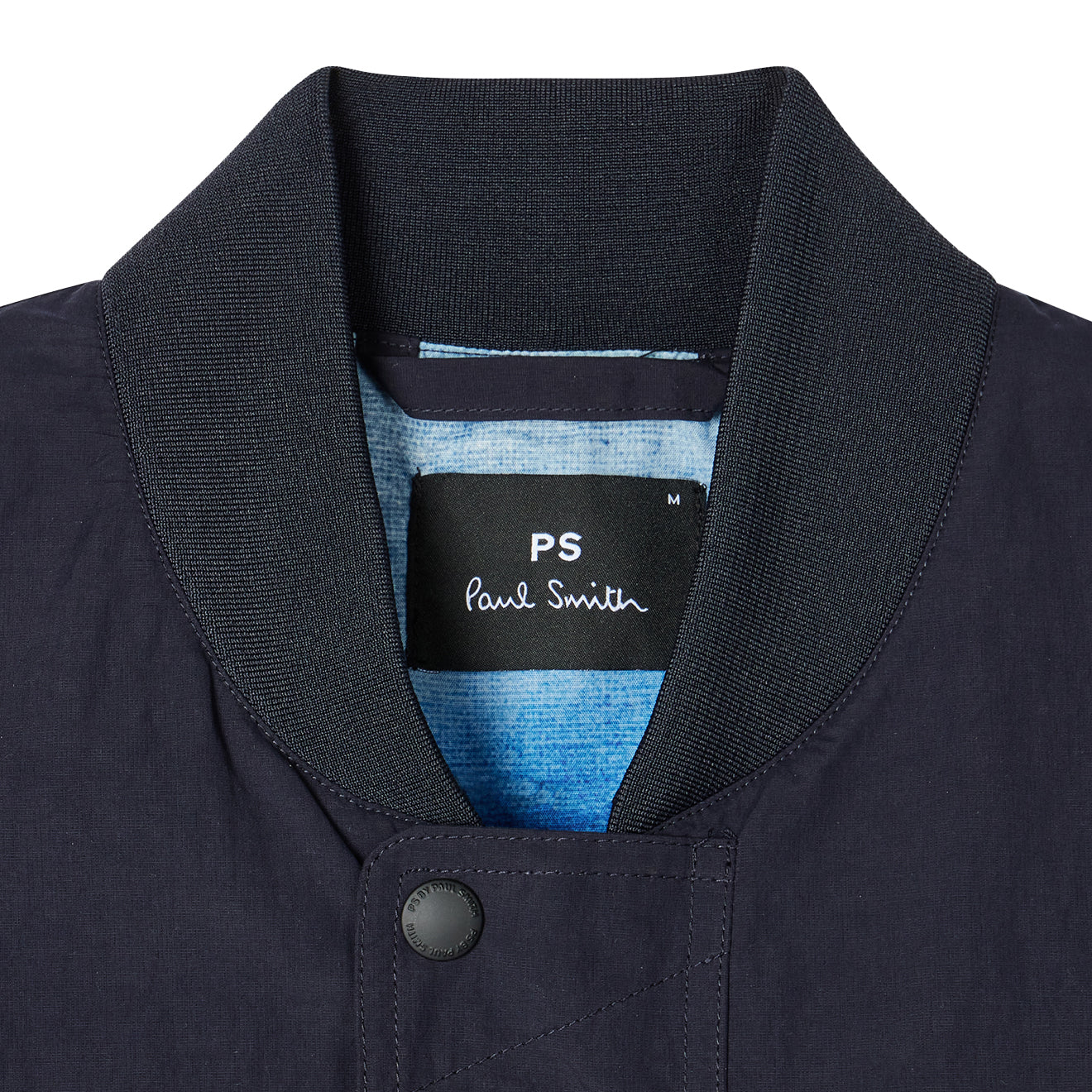 Paul Smith Mens Bomber Jacket Blue