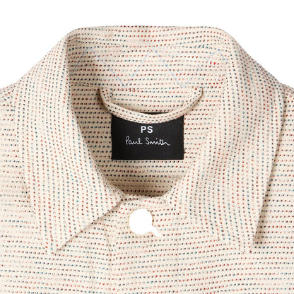 Paul Smith Mens Casual Fit Chore Jacket White