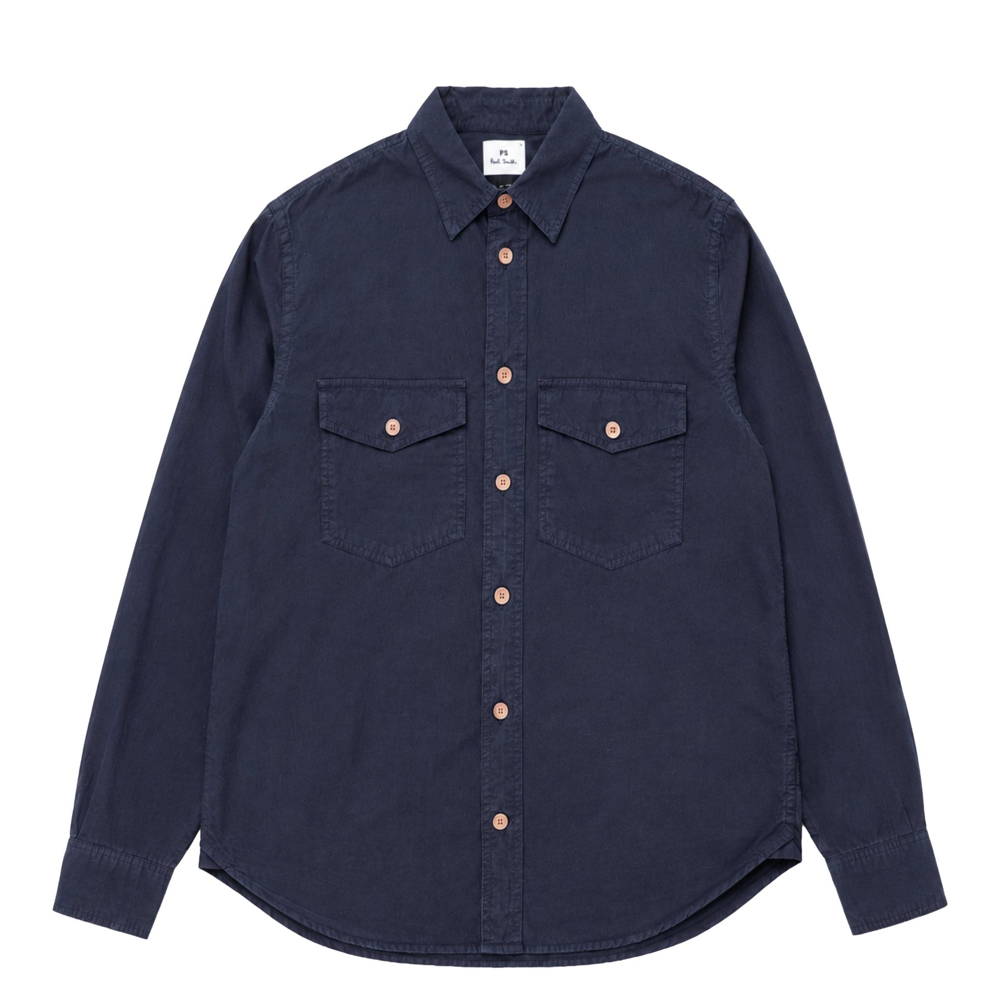 Paul Smith Mens LS Casual Fit Shirt Blue