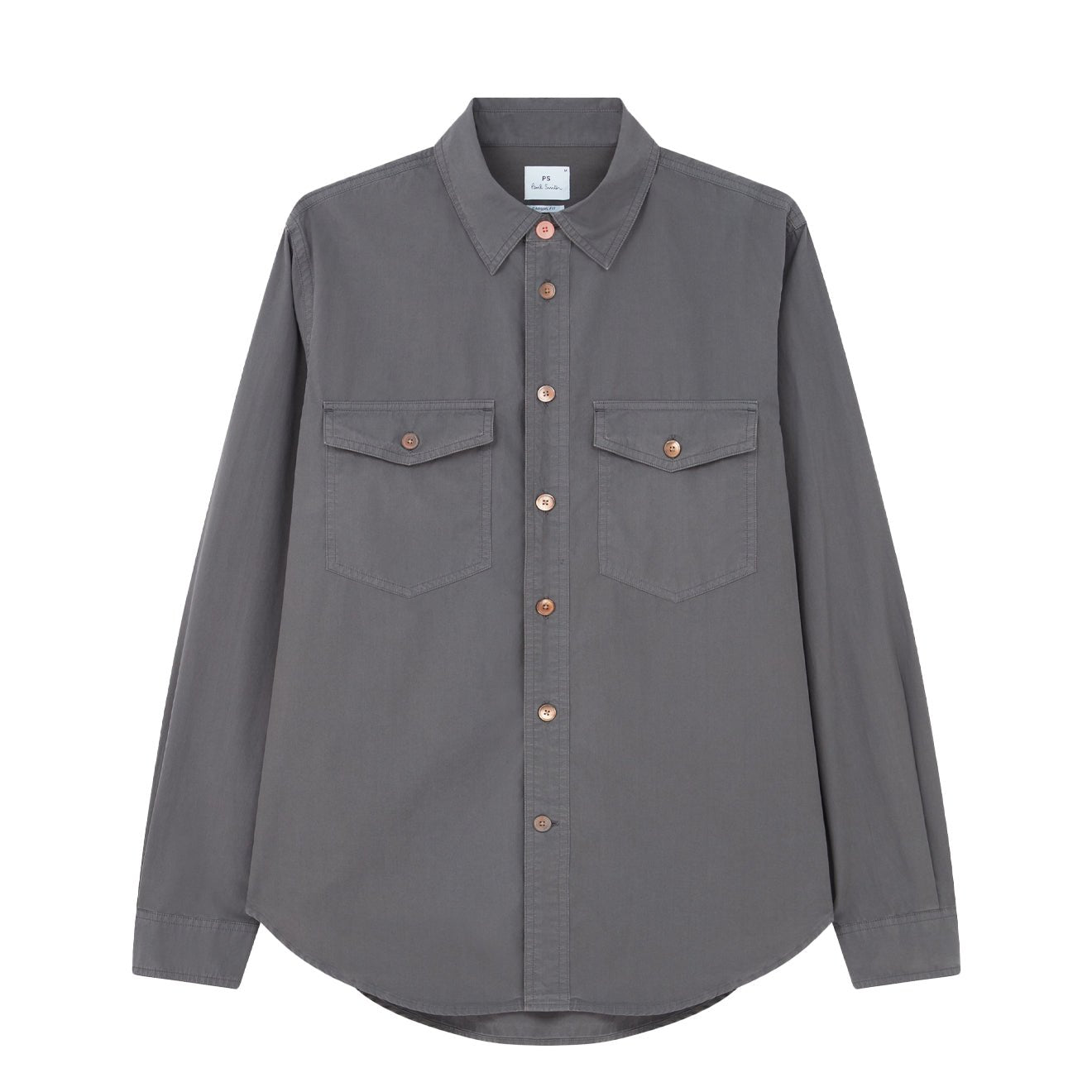 Paul Smith Mens LS Casual Fit Shirt Grey