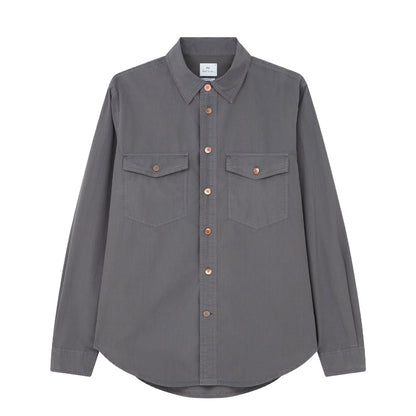 Paul Smith Mens LS Casual Fit Shirt Grey