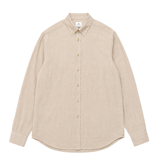 Paul Smith Mens LS Regualr Fit Shirt Brown