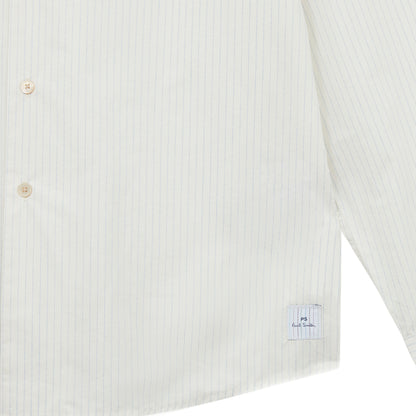 Paul Smith Mens LS Regular Fit Shirt White