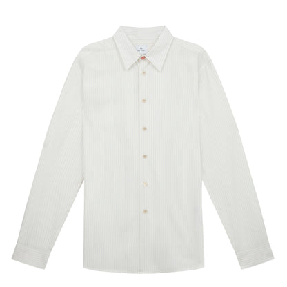 Paul Smith Mens LS Regular Fit Shirt White