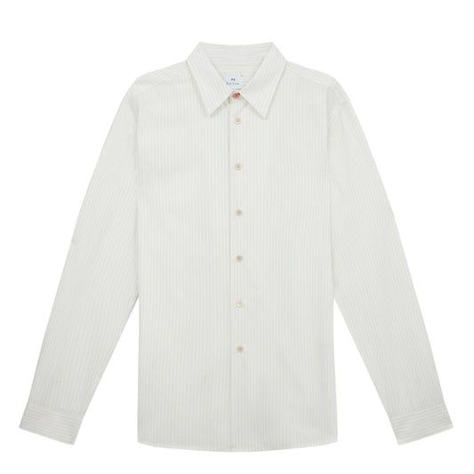 Paul Smith Mens LS Regular Fit Shirt White