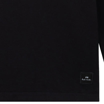 Paul Smith Mens Oversized Fit SS T Shirt PS Emb Black