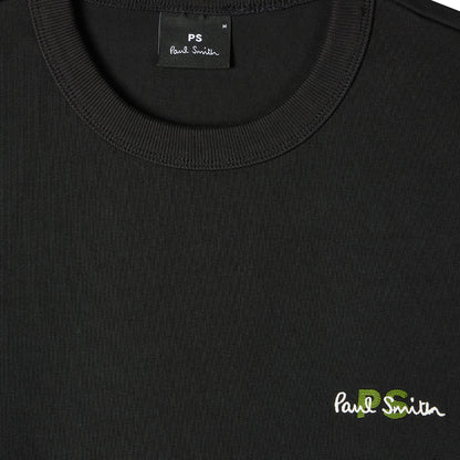 Paul Smith Mens Oversized Fit SS T Shirt PS Emb Black