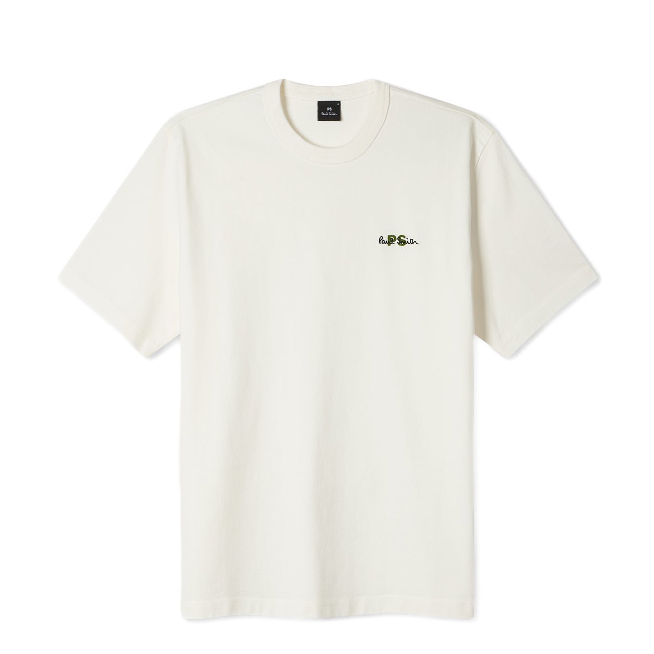Paul Smith Mens Oversized Fit SS T Shirt PS Emb White