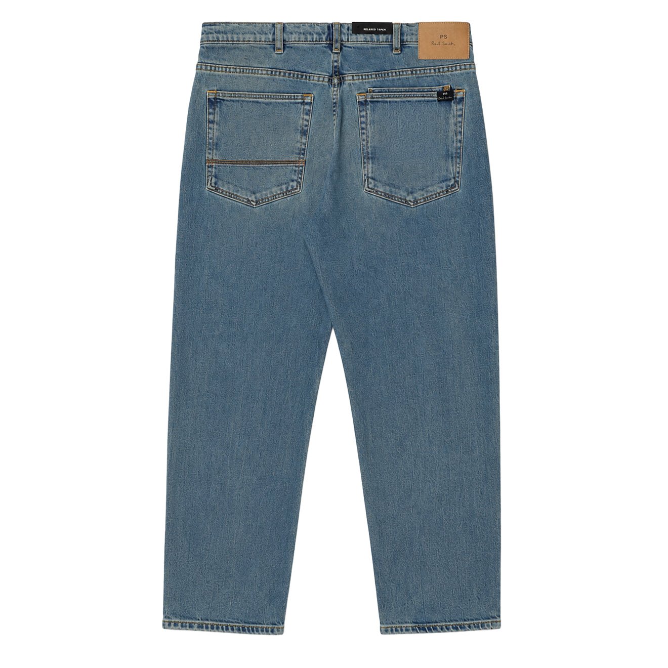Paul Smith Mens Relaxed Taper Fit Jean Light Wash