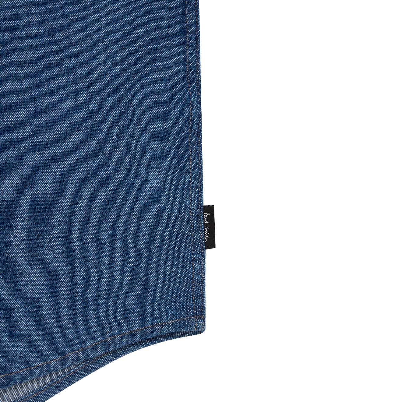 Paul Smith Mens Tailored-Fit Rinse Denim Shirt Rinse Denim