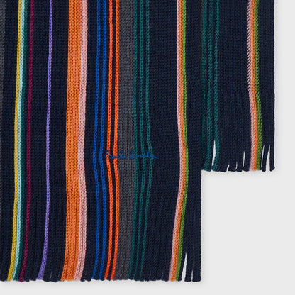 Paul Smith Merino Wool Stripe Scarf Multicolour