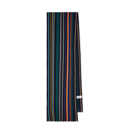 Paul Smith Merino Wool Stripe Scarf Multicolour