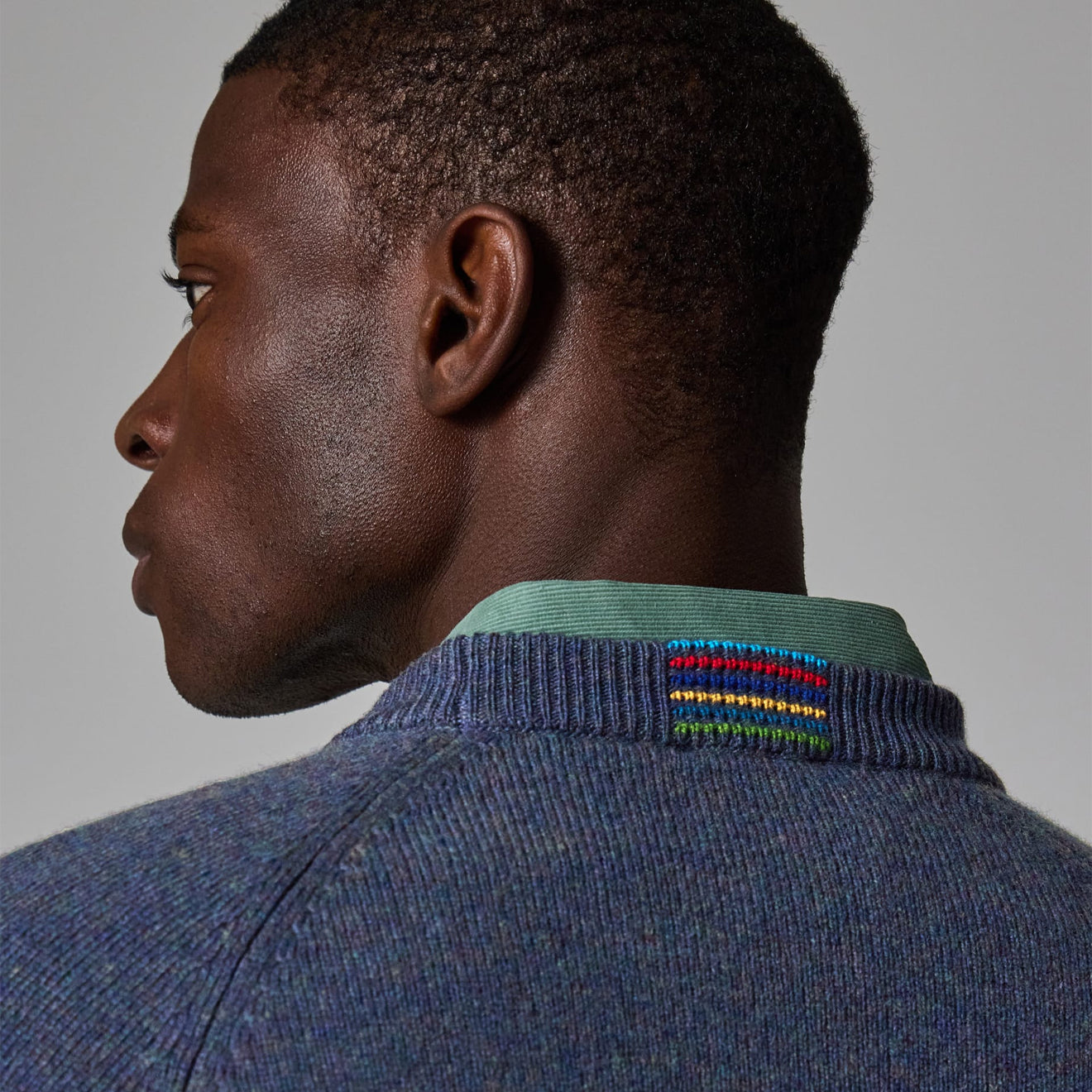 Paul Smith Merino Wool Sweater Indigo