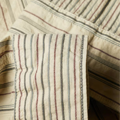 Paul Smith Mix Up Stripe Cotton Shirt Ecru