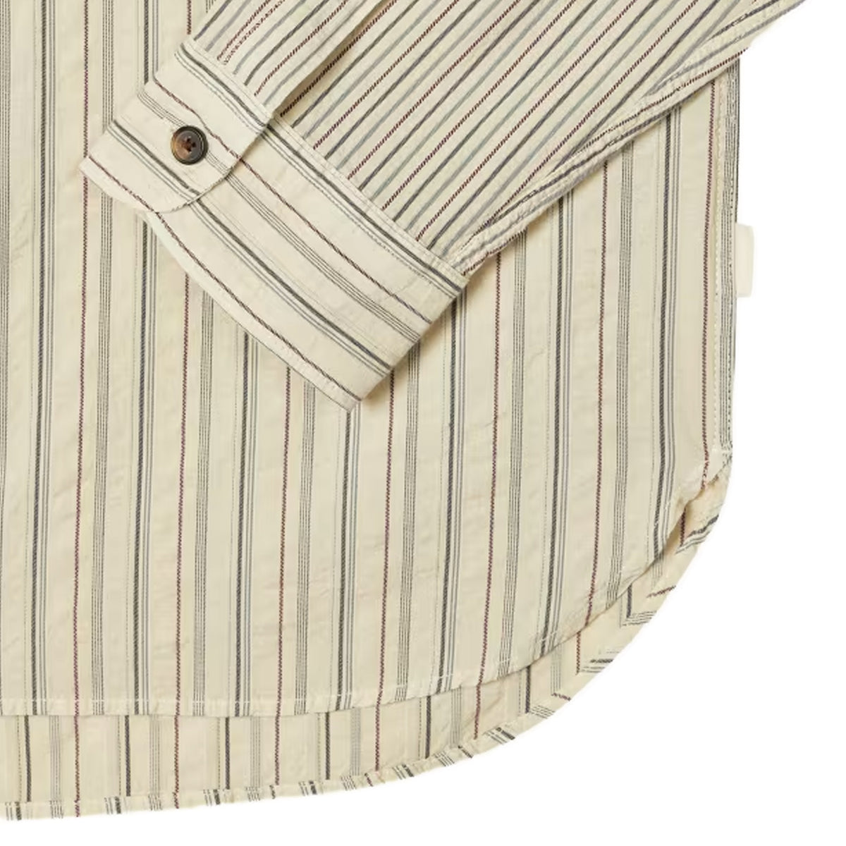 Paul Smith Mix Up Stripe Cotton Shirt Ecru