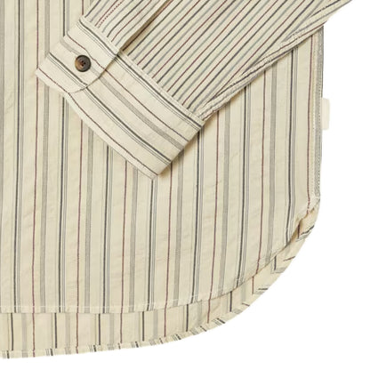 Paul Smith Mix Up Stripe Cotton Shirt Ecru