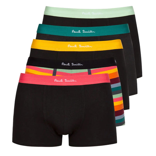 Paul Smith Mixed Boxer Briefs Five Pack Artist Stripe - The Sporting Lodge