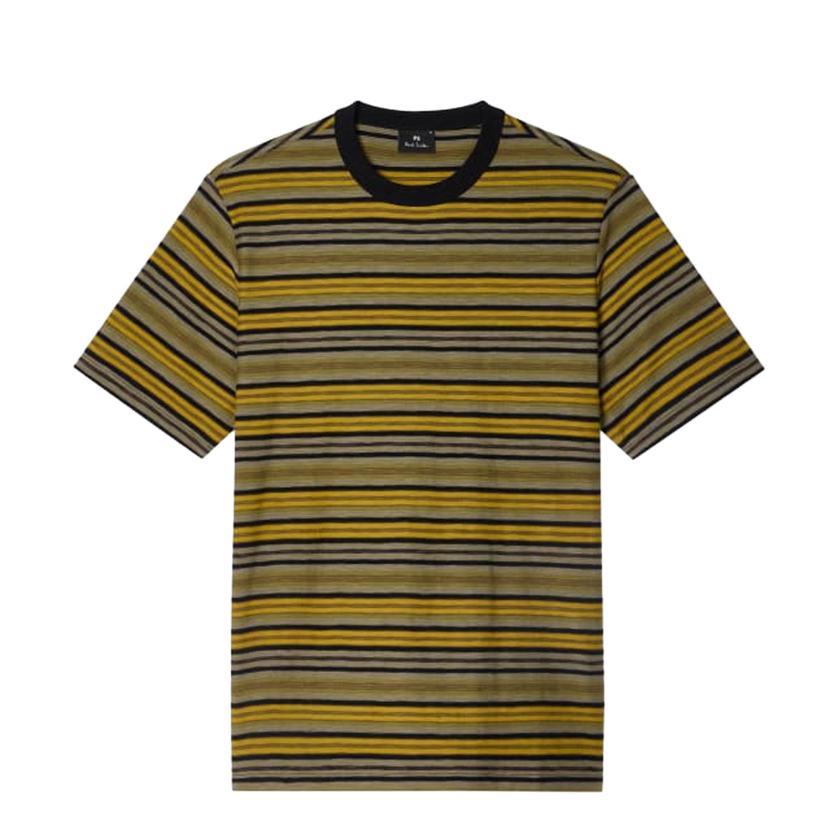 Paul Smith Mixed Stripe T-Shirt Khaki