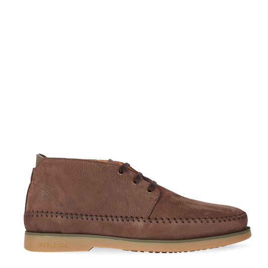 Paul Smith Nubuck Crane Chukka Boots Brown