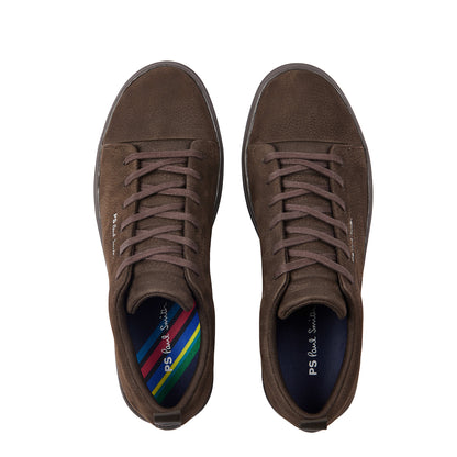Paul Smith Nubuck Lee Trainers Chocolate Brown