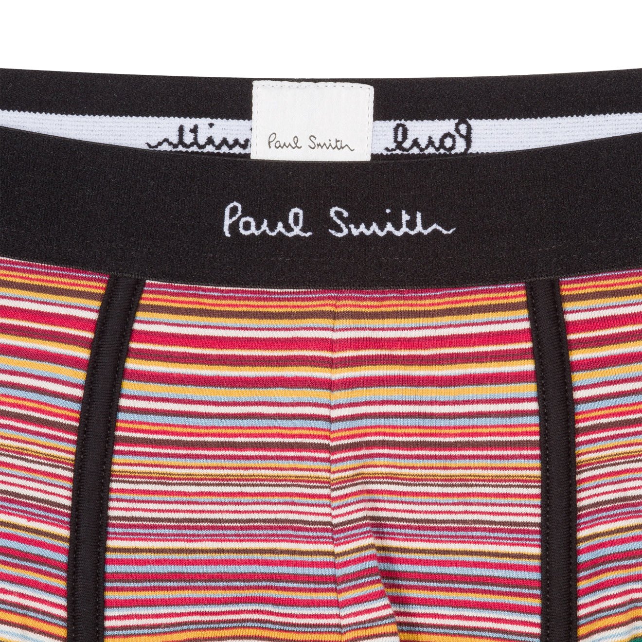 Paul Smith Organic Cotton Boxer Briefs 3 Pack Signature Stripe / White / Black