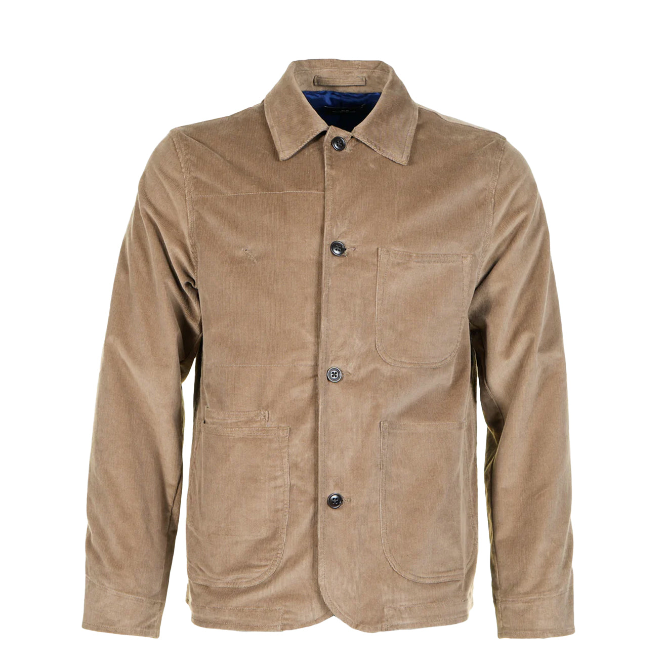 Paul Smith Organic Cotton Corduroy Work Jacket Hazelnut