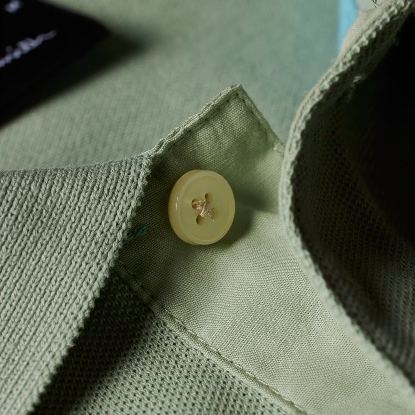 Paul Smith Organic Cotton Zebra Polo Shirt Sage Green