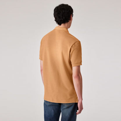 Paul Smith Organic Cotton Zebra Polo Shirt Toffee Brown