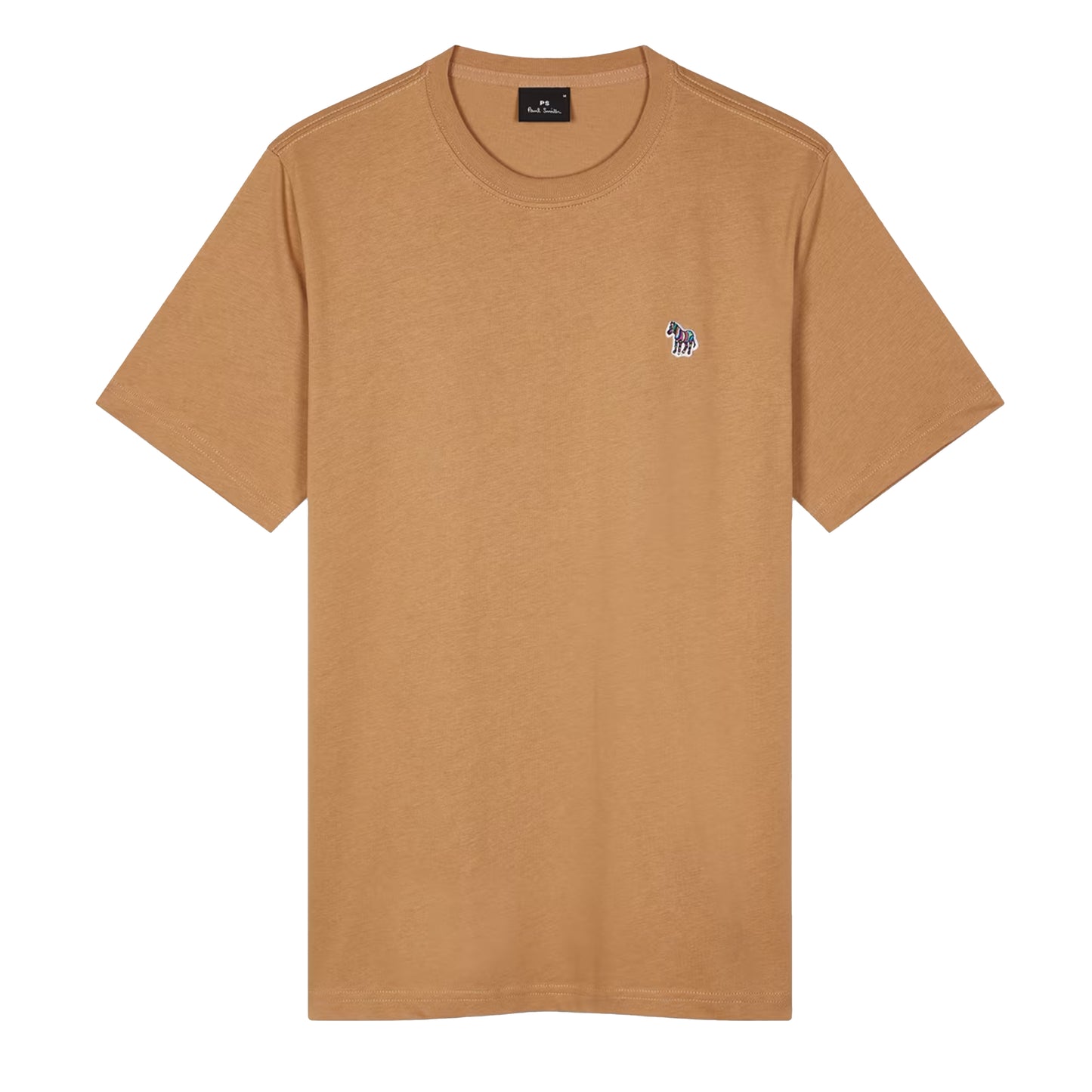 Paul Smith Organic Cotton Zebra T-Shirt Toffee Brown