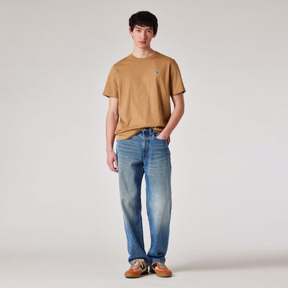 Paul Smith Organic Cotton Zebra T-Shirt Toffee Brown