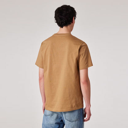 Paul Smith Organic Cotton Zebra T-Shirt Toffee Brown