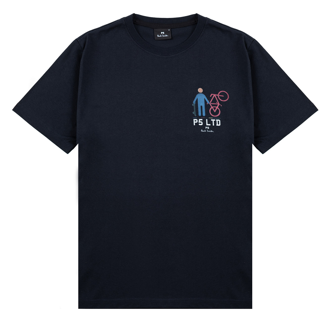 Paul Smith P5 Ltd Bike T-Shirt Very Dark Navy