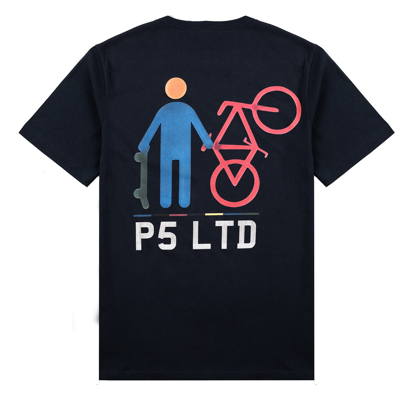 Paul Smith P5 Ltd Bike T-Shirt Very Dark Navy