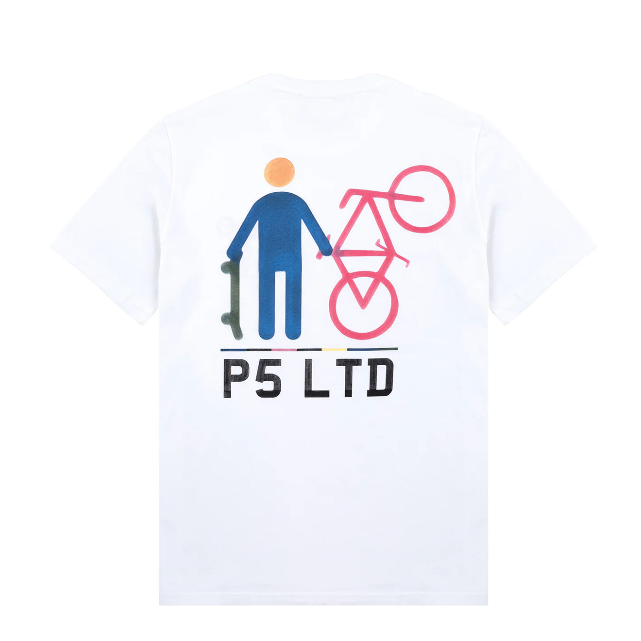 Paul Smith P5 Ltd Bike T-Shirt White - The Sporting Lodge