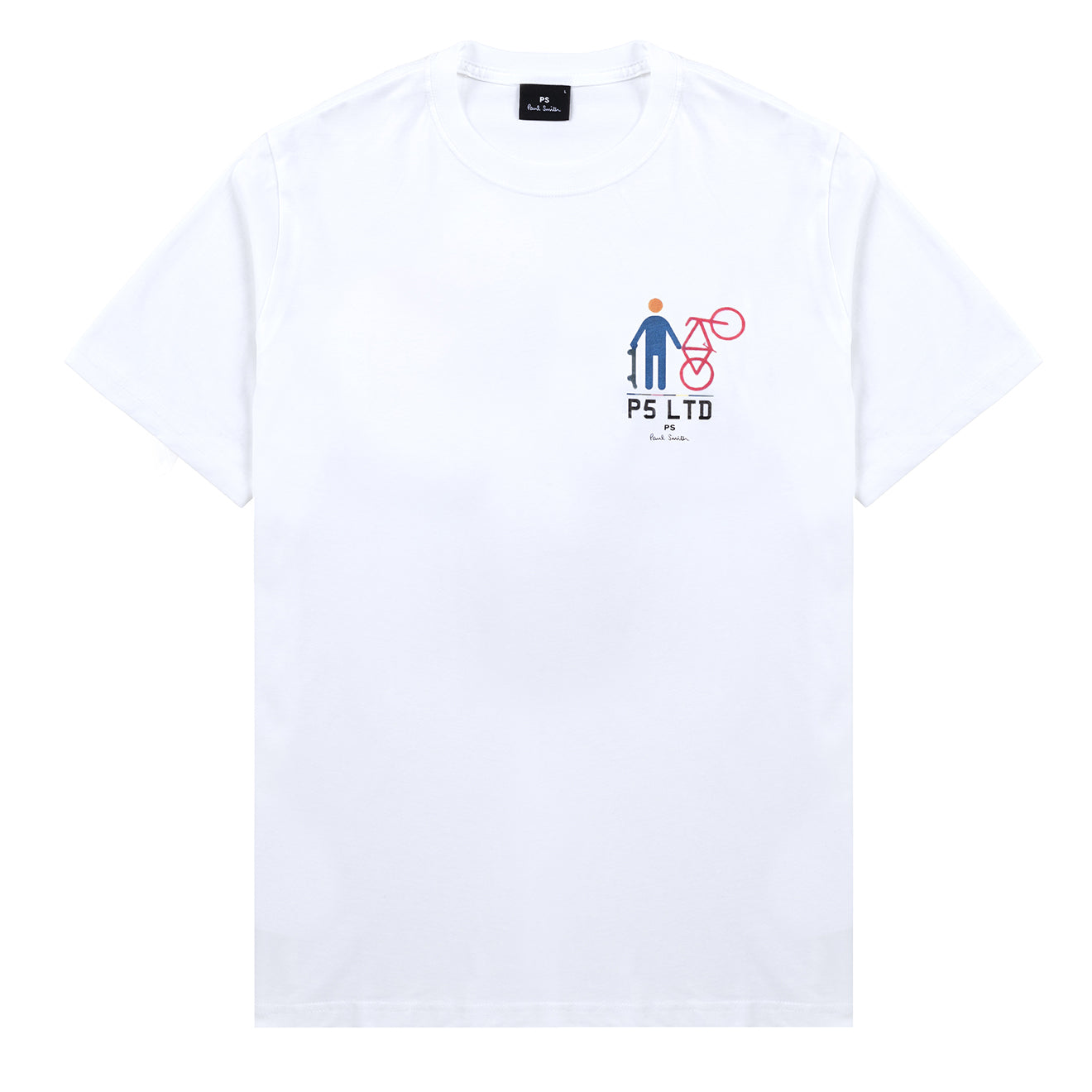 Paul Smith P5 Ltd Bike T-Shirt White
