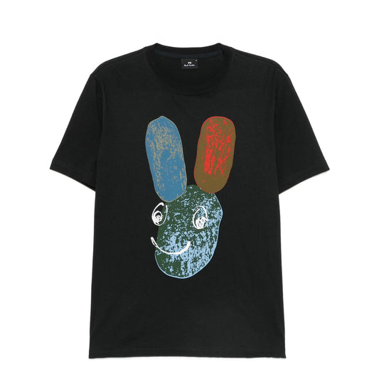 Paul Smith Pebble Bunny Reg Fit T-Shirt Black