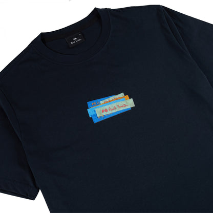 Paul Smith Printed T-Shirt Navy