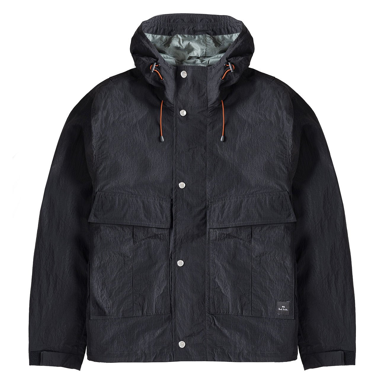 Paul Smith ブラックナイロンジャケット Paul Smith Recycled-Nylon Ripstop Showerproof Jacket Black – The