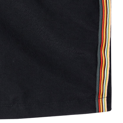 Paul Smith Recycled - Polyester Signature Stripe Swim Shorts Black