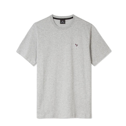 Paul Smith Reg Fit S/S Tshirt Zebra Grey Melange - The Sporting Lodge