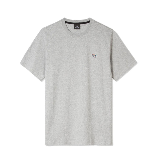Paul Smith Reg Fit S/S Tshirt Zebra Grey Melange - The Sporting Lodge